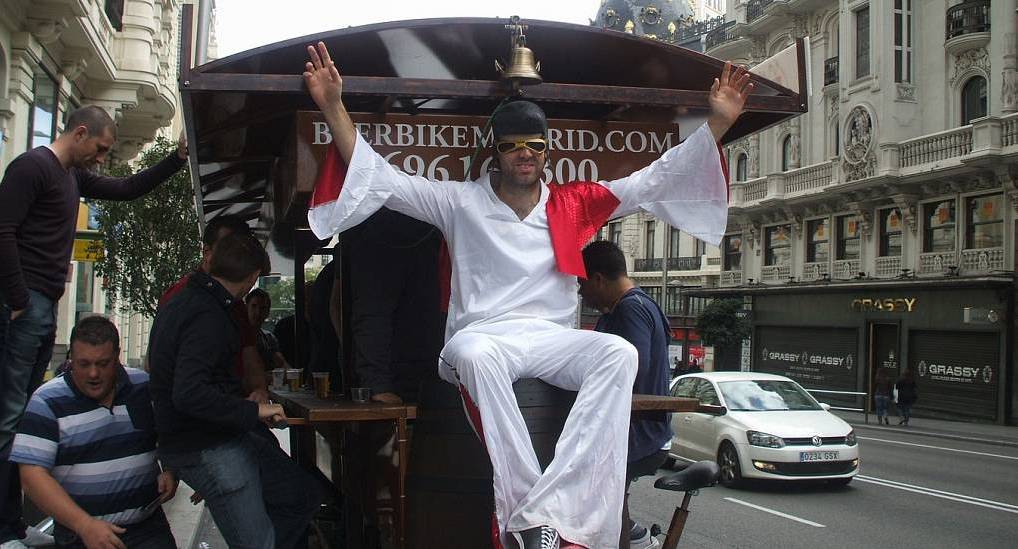 Beer bikes are a popular Munich stag activity
