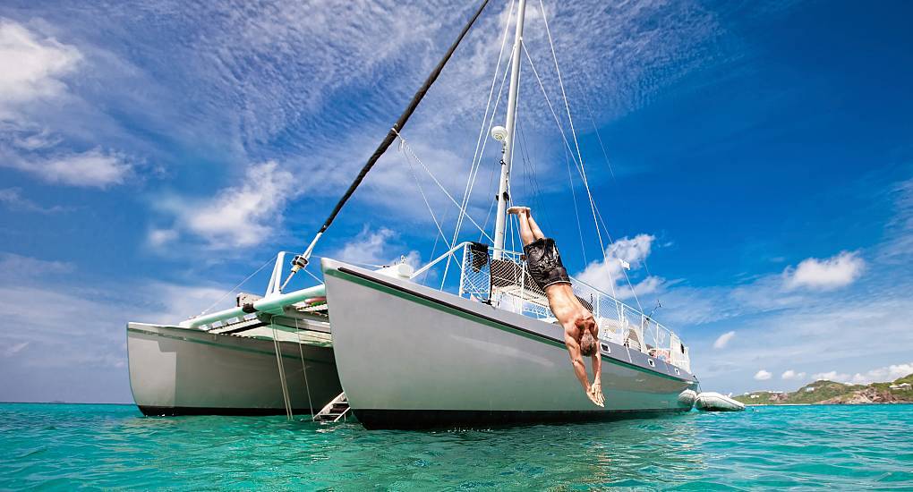 Catamaran cruises are popular with Hen dos in Valencia
