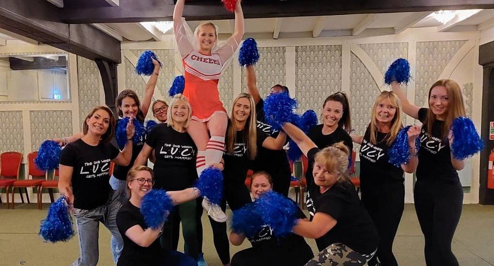 Hen do cheerleading